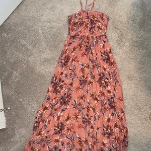 Free people maxi dress with cutout